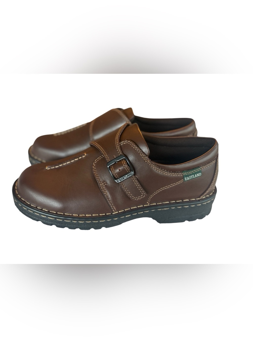 Eastland Syracuse Brown Leather Mary Jane Comfort Shoes Women’s 10M